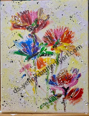 4_flowers_40pct 2020 Painting