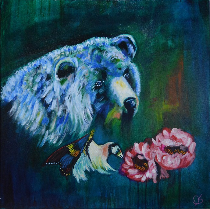 Polar Bear 24x24 oil